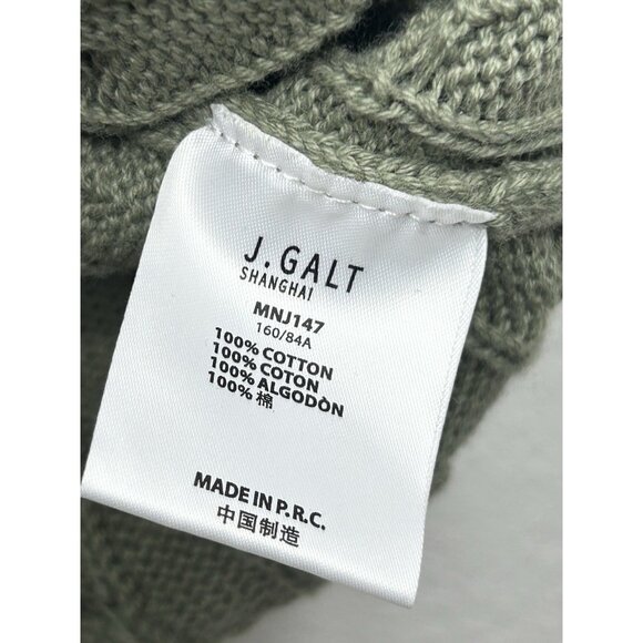 John Galt Brandy Melville V Neck Cable Knit Sweater Vest One size Sage Green - Picture 5 of 5
